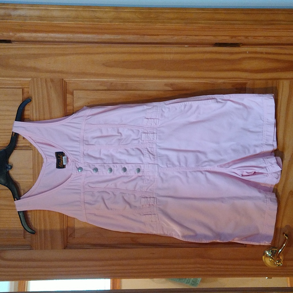Vintage pink denim shorts jumper